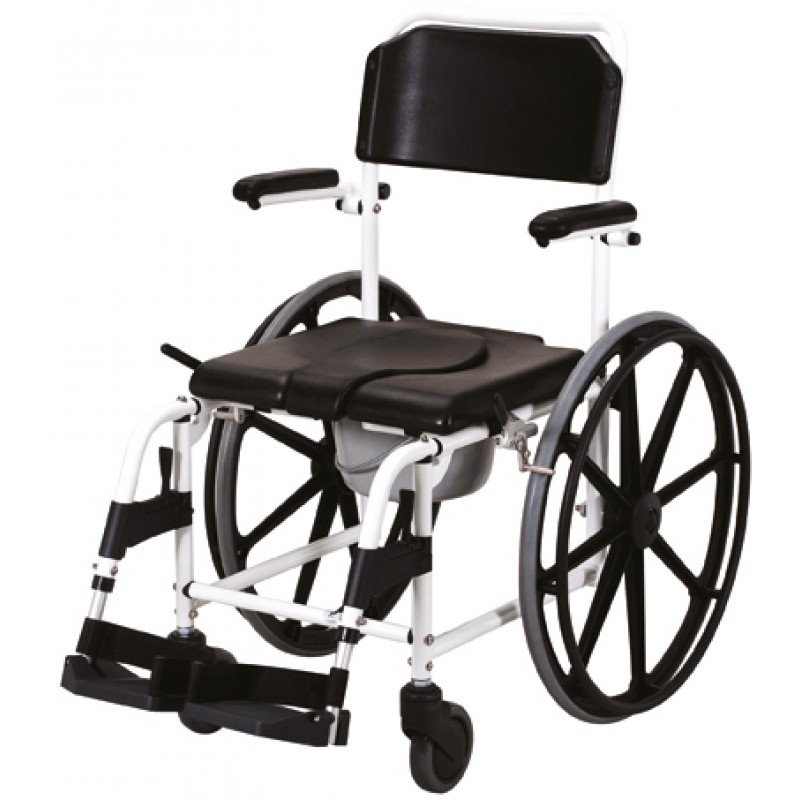 dtr24low.jpg DTR 24"Duschtoilettenrollstuhl mit Toiletteneimer