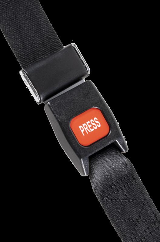 Metallschloss mit roter „Press“-Taste SIGU.1XXL Gurtschlossschwarz/ rotKunststoff/ Polyester/ Metall Metallschloss mit roter „Press“-Taste SIGU.1XXL Gurtschlossschwarz/ rotKunststoff/ Polyester/ Metall