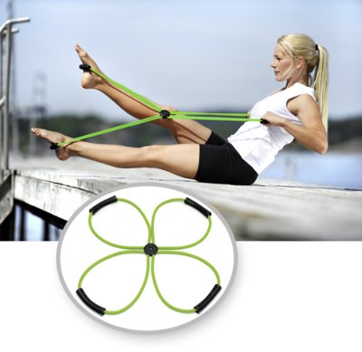 Pilates Core Trainer Sissel, grün-schwarz>>>> Pilates Core Trainer Sissel, grün-schwarz>>>>