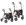 Rollator TAiMA M mit Stockhalter u.Netz,PU, braun-metallic>>>>Ausf.: Einhandbremse links Rollator TAiMA M mit Stockhalter u.Netz,PU, braun-metallic>>>>Ausf.: Einhandbremse links