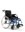 Leichtgewicht-Rollstuhl D200-V mit Trommelbremse B03.B06.B74.B80 metallicblau>>>>SB 50 cm