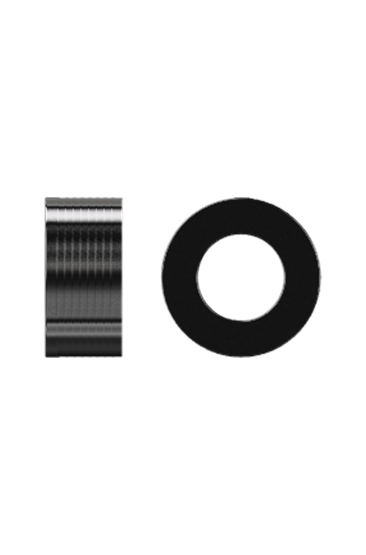 art_64_1.png DISTANZSCHEIBE.KS.20X5X4 100Stck.schwarzKunststoff