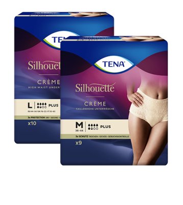 Pants TENA Silhouette Plus,Creme M(4x12Stk), Pants TENA Silhouette Plus,Creme M(4x12Stk),