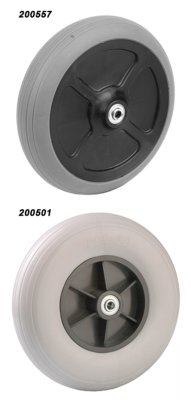 Rad für Rollatoren mit Kugellager- Rippenfelge TPE 200x50 Nabenlänge 62mm>>>> Rad für Rollatoren mit Kugellager- Rippenfelge TPE 200x50 Nabenlänge 62mm>>>>