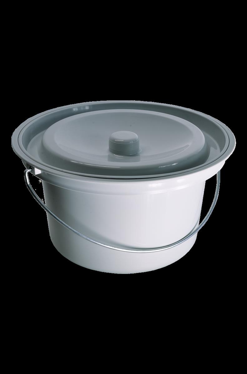 art_492_1.png Toilettenstuhl-Eimer aus Kunststoff TOI.EIMER.GgrauKunststoff