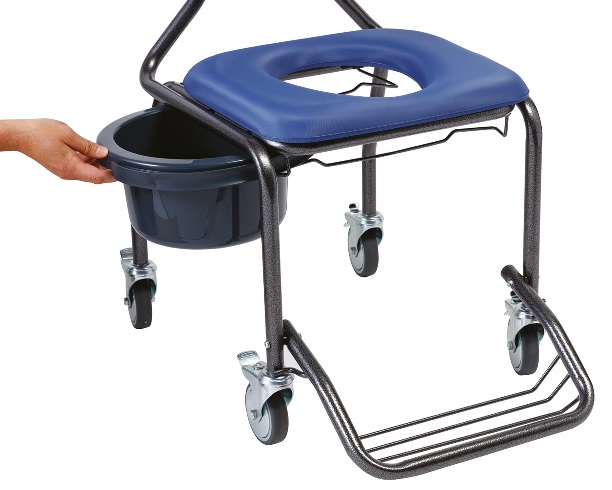 Toilettenrollstuhl Best up Mobil mit Standard-Sitzplatte Ocean Klapplehnen Toilettenrollstuhl Best up Mobil mit Standard-Sitzplatte Ocean Klapplehnen