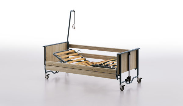 Pflegebett domiflex 3, 90x200cm>>>>Farbe: Buche gedämpft