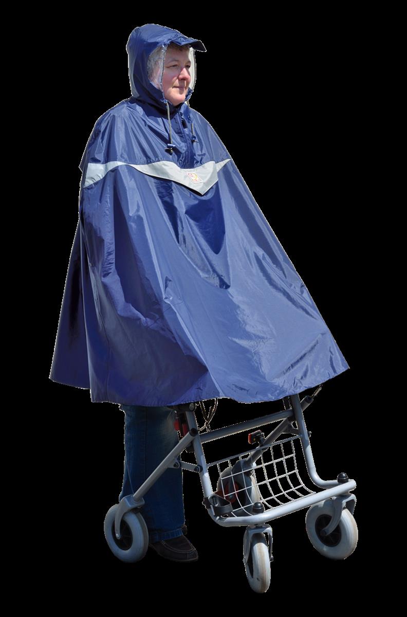 ROLLATOR.PONCHO.Bblau100% Nylon
