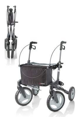 Rollator TOPRO Olympos ATR>>>>Farbe: silber Gr. S
