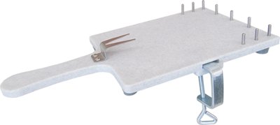 Küchenbrett mit Haltegabel ca. 23 x 18 cm grau>>>>