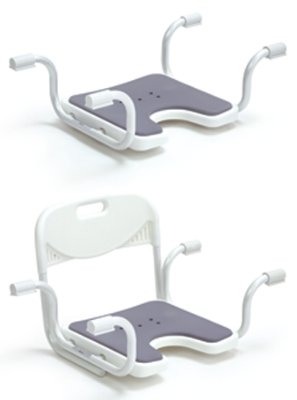 Badewannensitz 9403, Badewannensitz 9403-B, mit Rückenlehne, mit Pad