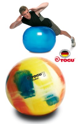 Gymnastikball MyBall>>>>Ausf.: Durchmesser 65 cm Farbe: marble