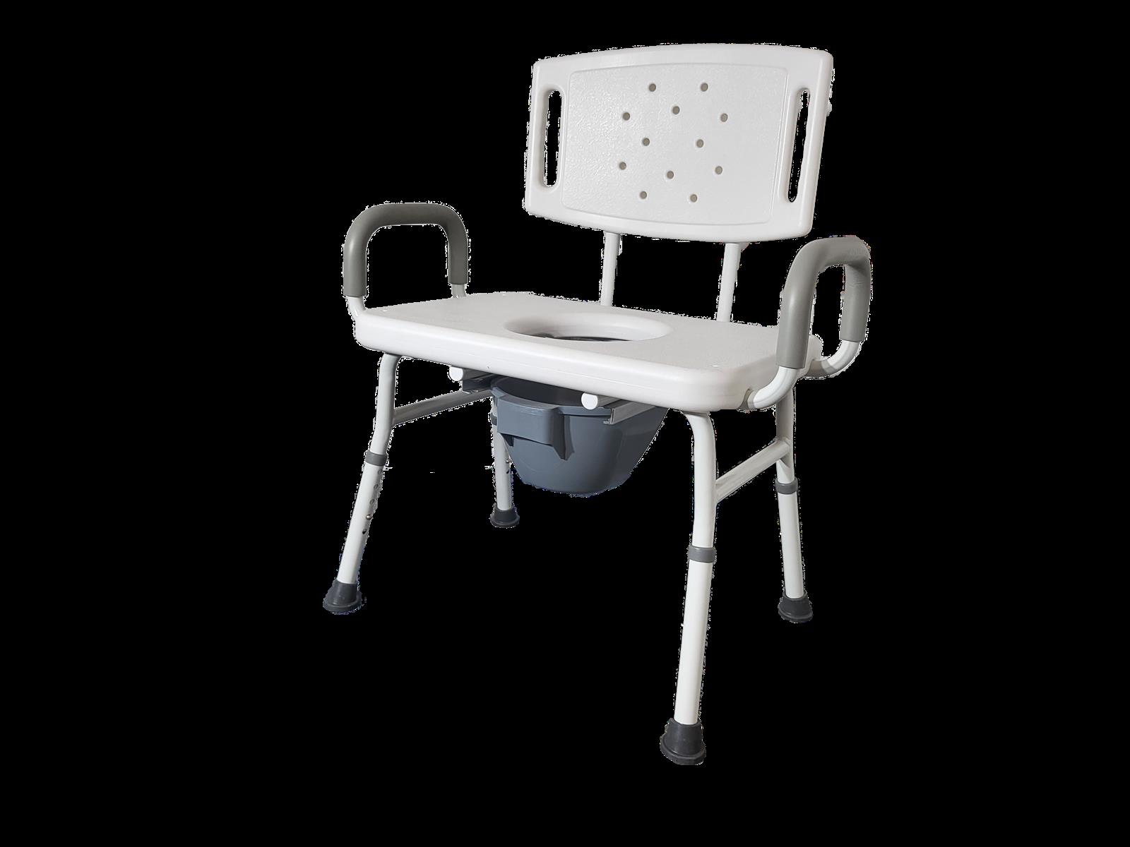 20220719_114912 freigestellt.png DHB-TE250 NDuschhocker für Schwergewicht mit Toiletteneimer