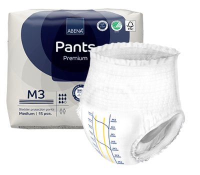 Windelhose ABENA-Pants Premium XL2 Hüfte 130 bis 170 cm(1 Karton: 6 x 16 Stück)>>>>