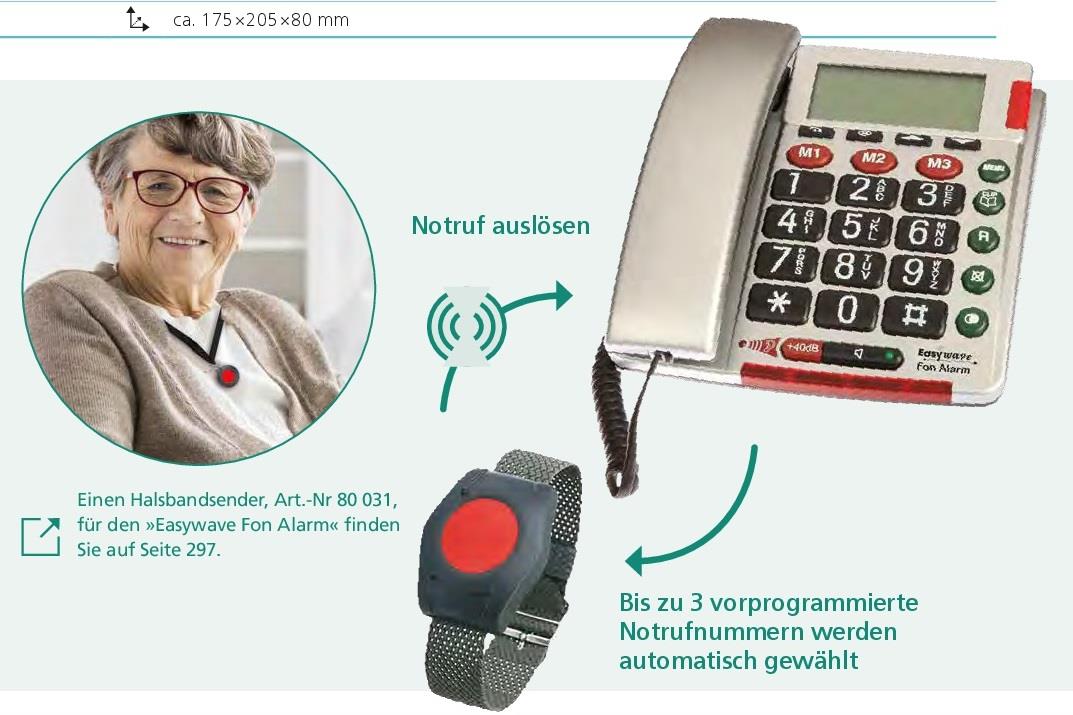 telefon.jpg »EASYWAVE« Fon Alarm inkl. Armbandsender