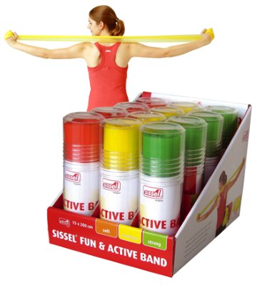 SISSEL Fun&Active Band-Display,4Stück/Farbe(12Stk.),