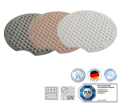 Duscheinlage TecnoPlus rund 55cm>>>>Farbe: beige Duscheinlage TecnoPlus rund 55cm>>>>Farbe: beige