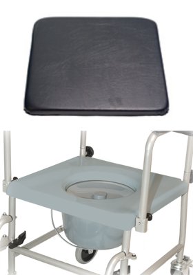 Sitzbrille für Toilettenrollstuhl TRS 130, grau>>>>